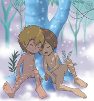 im sitting under this digital tree and im sitting next to him