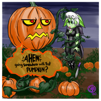 Skrantz-Pumpkin Thief  by Artzilla60